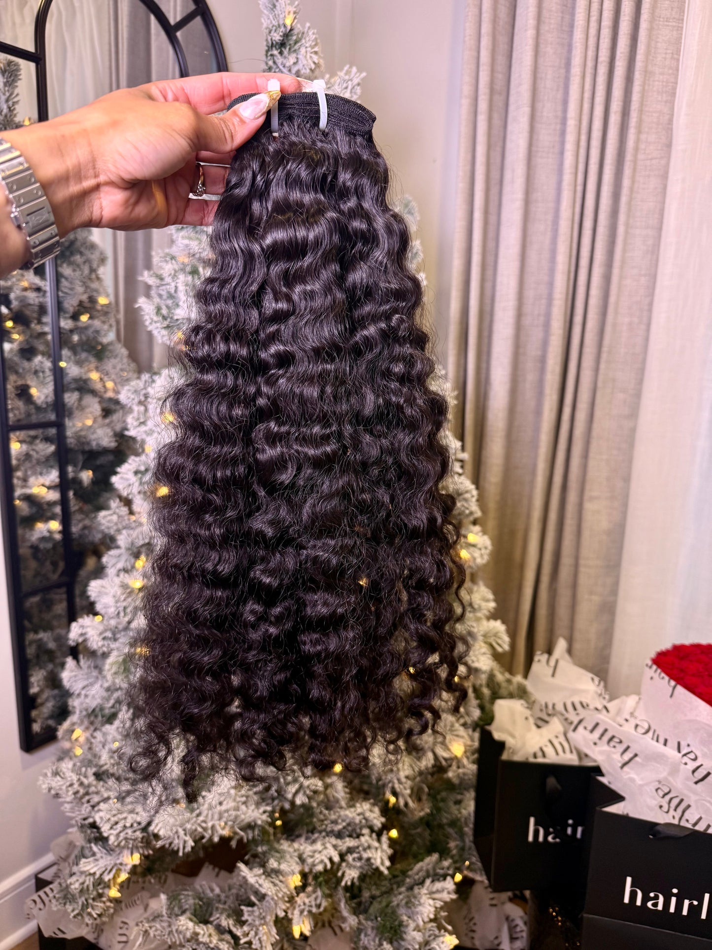 Raw Burmese Curly Vietnamese Hair — Single-Donor, Natural Dark Tone