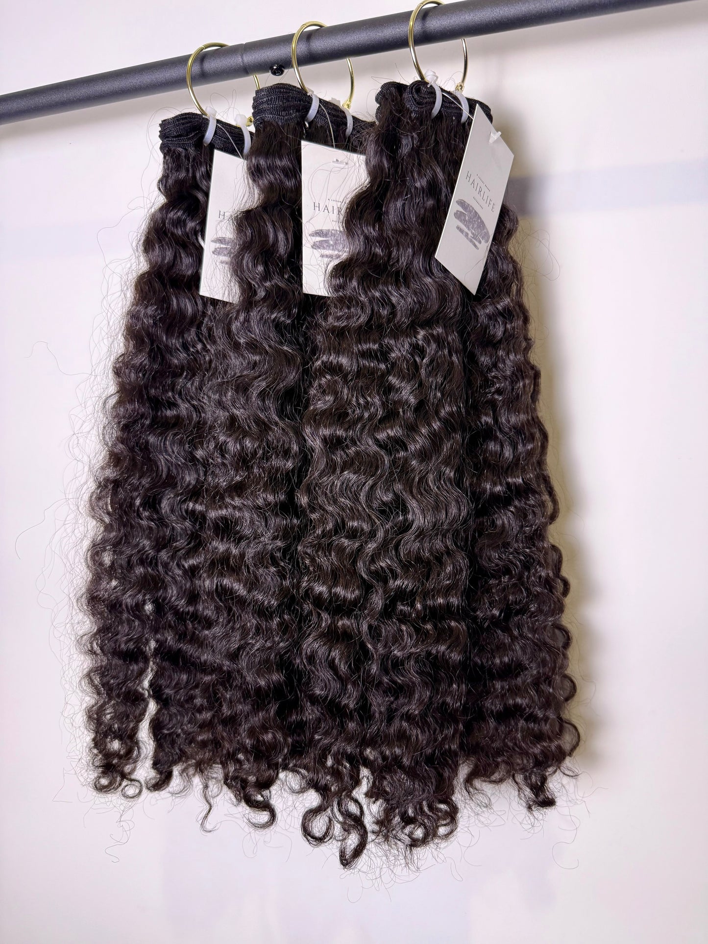 Raw Burmese Curly Vietnamese Hair — Single-Donor, Natural Dark Tone