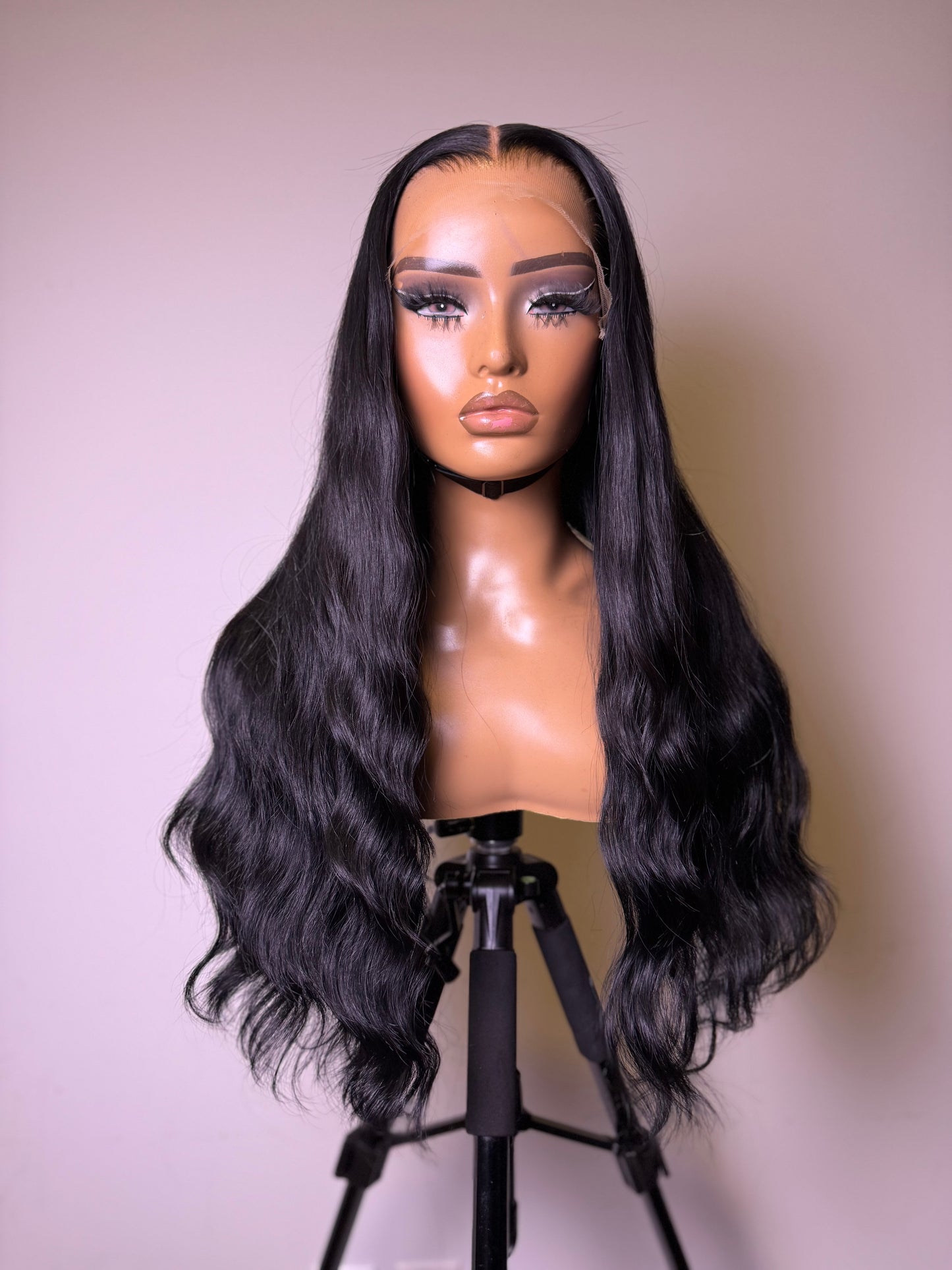 Black Collection Natural Wavy Unit — Premium Double-Drawn Hair