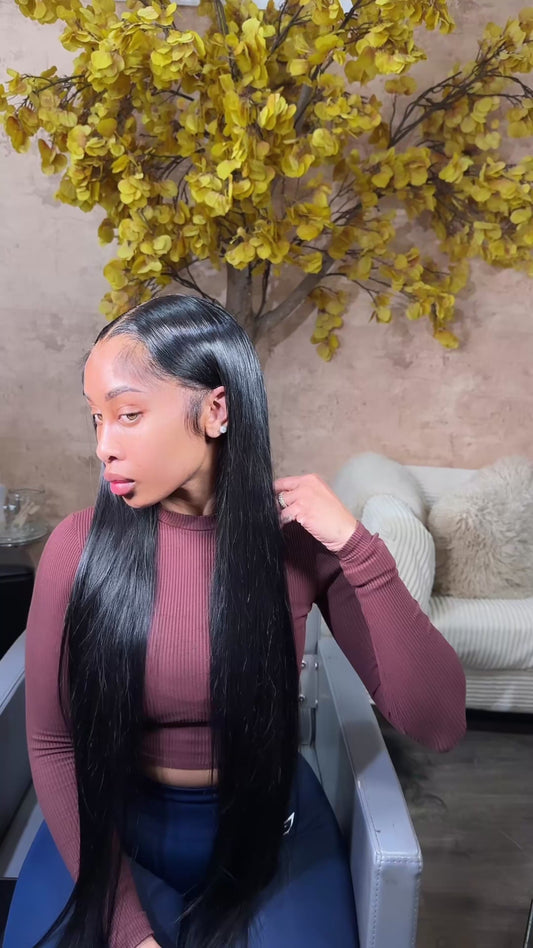 Noir Silk Straight HD Unit- Black Collection